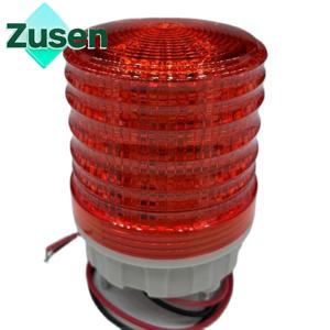 Zusen TB5051-R 12v 24v 110v 220v 빨간색 소형 신호등 3 가지 모드 스위치 스트로브 플래시 항상 경고 램프 켜짐