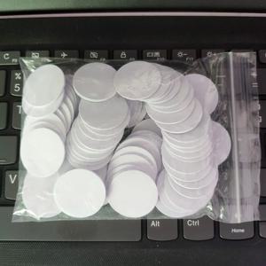 100pcs 다시 쓰기 블록 0 13.56MHz UID 코인 카드 RFID 태그 Keyfob 쓰기 가능 HF ISO14443A 카드 복사에 사용