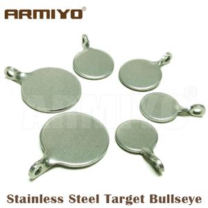 Armiyo Dia 4cm 3cm 2.5cm 스테인레스 스틸 대상 사냥 슈팅 페인트 볼 양궁 활 황소 눈 훈련 액세서리