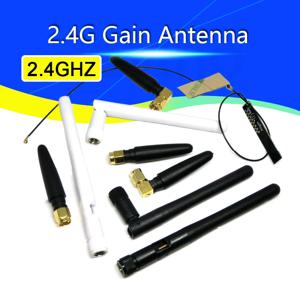 3dBi 2.4ghz WIFI 안테나 SMA 남성 라우터 Bluetooth 안테나 무선 모듈 2.4g Antena 외부 공중 RP-SMA-J 스프링