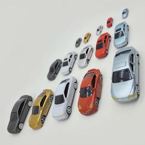 30Pcs 모델 자동차 미니어처 건축 차량 철도 기차 레이아웃 풍경 HO/TT/N 규모 장난감 선물 1:75/87/100/150/200