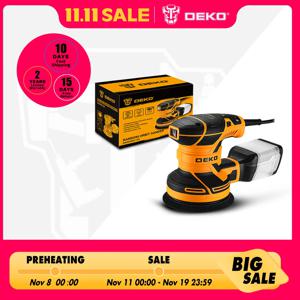 DEKO DKOS32XL125 320W 속도 14000pm 무작위 궤도 샌더 홈 DIY 목수 강력한 먼지 수집 폴리 셔