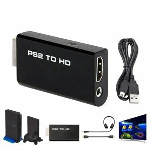 Hdmi To Ps2 호환 변환기 어댑터 오디오 및 비디오(3.5mm 오디오 케이블 포함)는 Pc 모든 Ps2 480i 480p 576i 디스플레이 모드를 지원합니다.