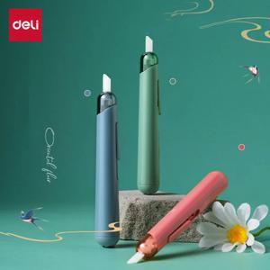 델리 미적 문구 펜 나이프, 휴대용 자동 잠금 안전 세라믹 블레이드, 어린이 공예 보호 종이 커터, scyzoryk