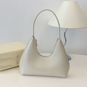 여성용 미니멀리즘 디자이너 숄더백, 부드러운 PU 가죽 핸드백, 럭셔리 지갑, 작은 사이드 백, 여아용 선물, 단색