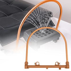 알루미늄 합금 살롱 헤드 스파 물 순환 물 커튼 팔꿈치 헤드 샤워 트리트먼트 샴푸 침대 액세서리