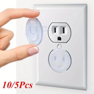 명확한 콘센트 커버 아기 안전 콘센트 플러그 커버 전력 콘센트 용 플라스틱 플러그 아기 교정 벽 소켓 보호기