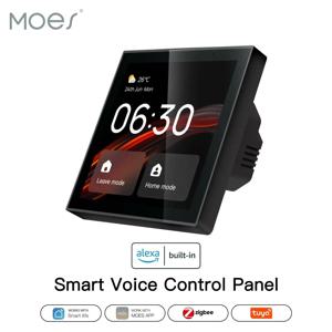 MOES Tuya ZigBee 4.0 장면 스위치 스마트 중앙 제어, 스마트 라이프 앱 제어, Alexa 내장, 무선 Zigbee 허브