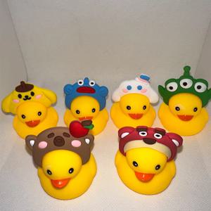 고무 오리 자동차 장식품 노란색 오리 자동차 대시보드 장식 Jeep Ducking