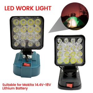 Makita 14.4V-18V 리튬 이온 배터리 랜턴 야외 손전등 캠핑 램프 비상 조명에 대 한 무선 LED 작업 빛