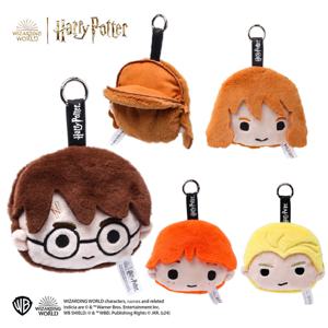 해리 포터 플러시 론 교수형 지갑 만화 키 체인 헤드윅 헤르미온느 말포이 플러시 Cion 지갑 카드 가방 생일 선물