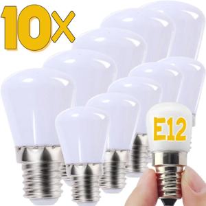 LED 냉장고 램프 E12 전구 220V LED 냉장고 램프 나사 전구 냉장고 디스플레이 캐비닛 홈 조명