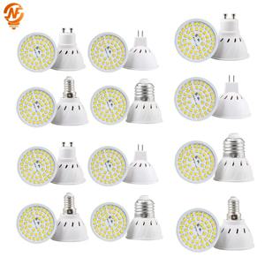 1-10PCS GU10 MR16 E14 E27 스포트라이트 Lampada LED 전구 AC110V 220V Bombillas 스포트 라이트 할로겐 램프 교체 홈 Derection