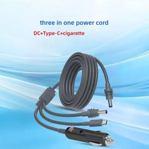 Starlink Mini 3in1 DC-TypeC/DC/자동차 충전 전원 케이블 IP65 방수 3in1-Typec 2464-20AWG Starlink Mini 용 케이블