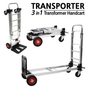 3in1 트랜스포머 핸드카트 접이식 손수레 웨건 내하중100KG 달리 대차 구루마 구르마 쇼핑카트 캠핑용품 택배 수화물