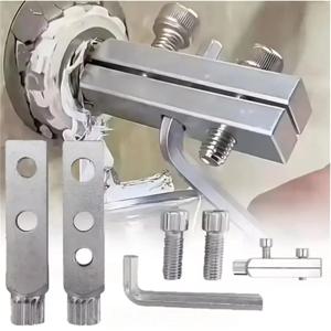 전문가용 강철 파손 볼트 제거기 - 4/6 포인트 손상된 나사용 수도꼭지 앵글 밸브 제거 도구 배관공 수리 키트