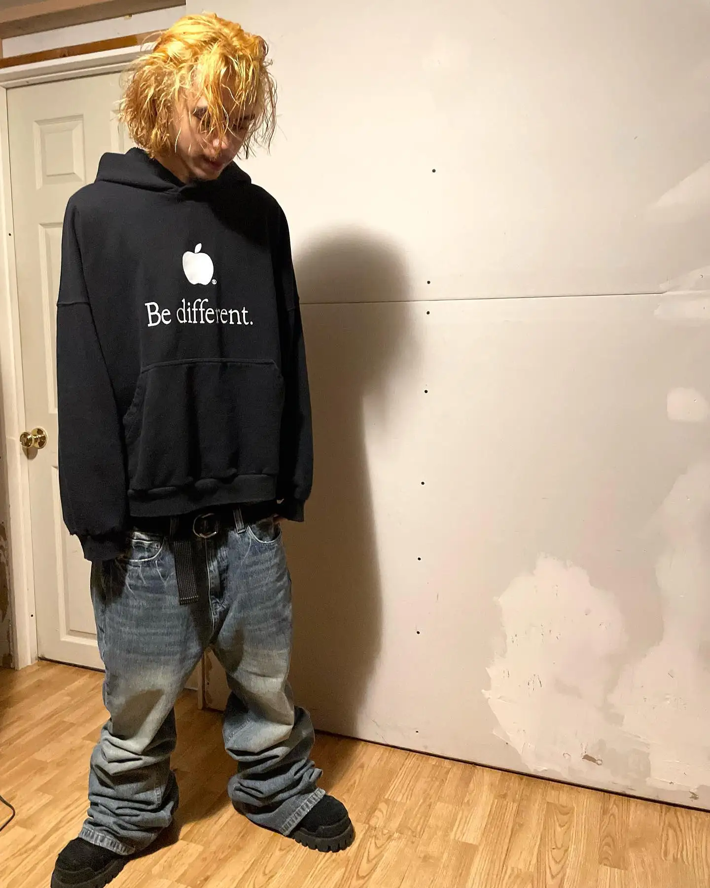 하라주쿠 고딕 펑크 고스 Drolandmiller 후드 여성 streetwear 탑 그런지 스웨트 힙합 오버 사이즈 까마귀 y2k 의류