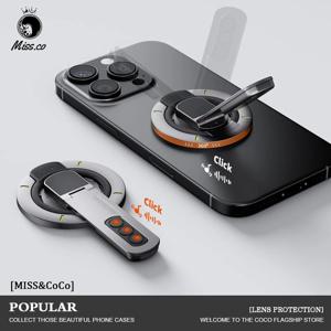 MagSafe 전화 그립 스탠드, 3-in-1 자기 손가락 링 홀더 iPhone 17 16 15 14 13 12 용 양면 자기 전화 스탠드