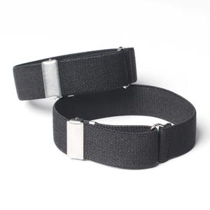 슬리브 가터 홀더 블랙 화이트 팔 밴드 슬리브 셔츠 신랑 탄성 가터 남성용 금속 팔찌 여성용 미끄럼 방지 스트랩