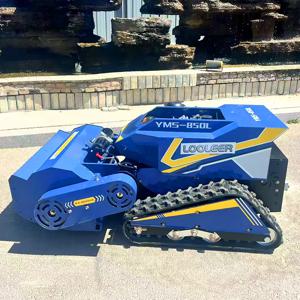 맞춤형 농업용 고무 트랙 원격 제어 로봇 잔디 깎는 기계 CE EPA 디젤 엔진 전 지형 잔디 절단기