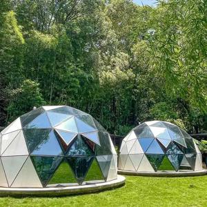 2~3인용 모던 스타일 고급 유리 돔 텐트 알루미늄 프레임 강화 유리 텐트 하우스 야외 텐트 파티 이글루 호텔용