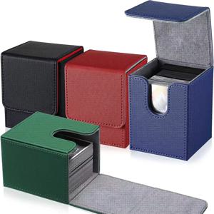 80+핫 트레이딩 카드 덱 박스 Houder Grote Mtg Kaart Organizer Opslag 수집 가능한 게임 카드 케이스 프로텍터 컨테이너