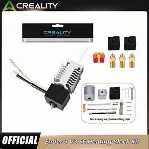 Creality Ender 3 V3 SE 핫엔드 키트, 및 Ender3 V3 SE용 압출기 핫엔드 히터 블록/방열판/서미스터/히팅 로드 튜브