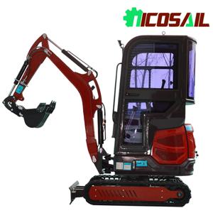 유압식 미니 굴삭기 (액세서리, 핵심 부품 엔진 및 펌프 포함) 1년 보증