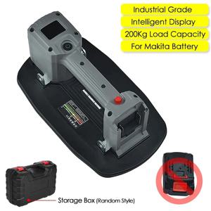 200KG 하중 용량 산업용 대형 전기 진공 흡착판 유리 화강암 타일 리프팅 도구 (마키타 배터리용)