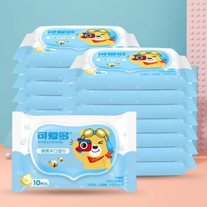 소독 물티슈 100매, 부드러운 피부 클렌징 물티슈 (손 & 얼굴용), 세균 및 박테리아 99.9% 제거