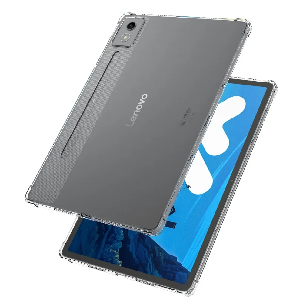 Lenovo Xiaoxin Pad Pro 12.7 인치 2025 TB-375FC 투명 에어백 소프트 실리콘 보호 충격 방지 Capa Fundas Shell