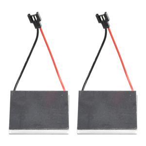 2pcs 40*40mm 반도체 발전 시트 벽난로 팬 모터 발전기 시트 스토브 버너 히터 교체 부품