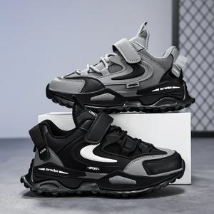 어린이 캐주얼 신발 2025 신상 디자인 PU 가죽 스니커즈 아동 패션 운동화 남아 여아 편안한 워킹화