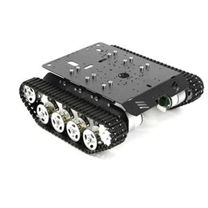8Kg 하중 RC 탱크 충격 흡수 트랙 차량 인코더 모터 섀시 차량 아두이노 라즈베리 파이 DIY 키트 프로그래머블 로봇