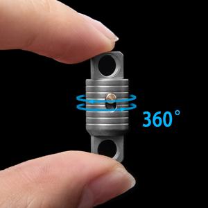 티타늄 합금 미니 키 체인 휴대용 빠른 해체 내구성 가정용 야외 EDC 도구