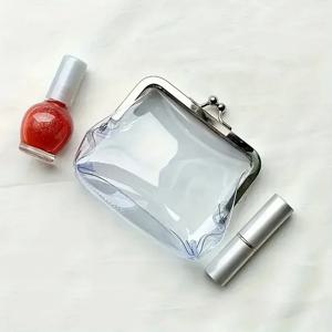 휴대용 투명 미니 동전 지갑 및 방수 화장품 가방 – 소녀와 여성을 위한 여행용 메이크업 보관함