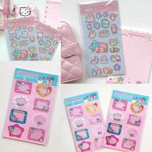 새로운 산리오 리틀 트윈스타즈 포토 프레임 버블 스티커 드림 컬렉션 핸드헬드 데스크탑 스타 카드북 DIY 장식용 장난감