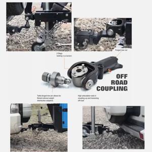 3.5톤 오프로드 커플링 트레일러 히치 견인 스위블 커플링 (카라반 ATV용)