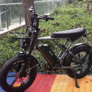 H9 V8 2.0 전기 시티 자전거 리튬 배터리 스틸 프레임 디스크 브레이크 팻 타이어 자전거 성인용 미국 창고 보유