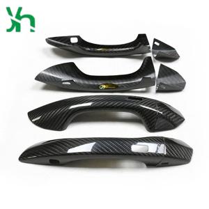 아우디 A6 S6 Q6 Q8 RSQ8 드라이 카본 파이버 자동차 핸들 커버 람보르기니 우루스 외장 트림 리얼 카본 파이버