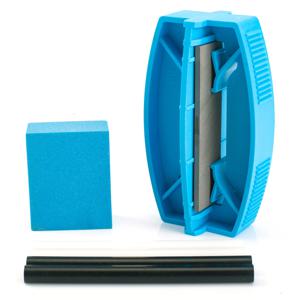 XCMAN Complete Ski Snowbaord 엣지 케어 튜너 키트 사이드 스키 앵글 도구 + Gummi Stone + PTEX 베이스 수리 캔들