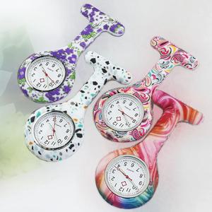 간호사 시계 간호 재료 선물 액세서리 실리콘 브로치 fob 포켓 시계 의사 병원 의료 펜던트 클립 Dropshipping