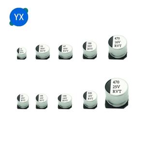 20PCS SMD 전해 콘덴서 6.3v 10v 16v 25v 35V 50V 0.1 1 2.2 3.3 4.7 미크로포맷 10 미크로포맷 22 미크로포맷 33 미크로포맷 47UF100UF 220UF 330UF 470UF 1000UF