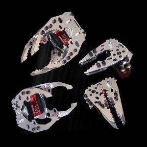 멀티 Dof 로봇 암 키트용 MG996r 서보 스티어링 엔진이 있는 금속 기계식 그리퍼 핸드 클로 클램프