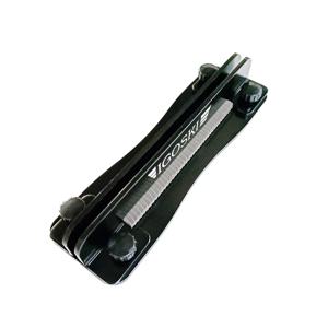 아크릴 스키 왁스 스크레이퍼 엣지 숫돌 연삭 도구 폭 조절 가능한 스노우보드 스크레이퍼