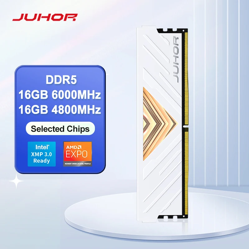 JUHOR DDR5 16GB 5600MHz 6000MHz DIMM 데스크톱 컴퓨터 게임 메모리 램