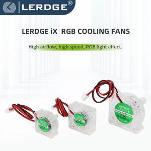Lerdge hotend 냉각 팬 방열판 2510 3010 4010 컨트롤러 방열판 12/24v RGB LED 팬 3D 프린터 액세서리 용 통풍 장치