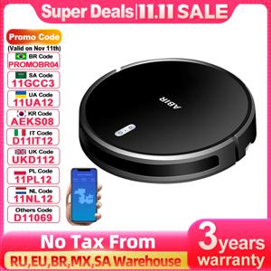 로봇 청소기 ABIR G20S, AI 지도 탐색, 슈퍼 스마트 파티션, 메모리 포함, WiFi 앱 및 음성 제어, 6000Pa 강력한 흡입, 스마트 물걸레질, V자형 메인 브러시, 애완동물 털 보호복, 집 바닥 및 카페트 청소, 소독, Alexa 및 Google 어시스턴트와 함께 작동