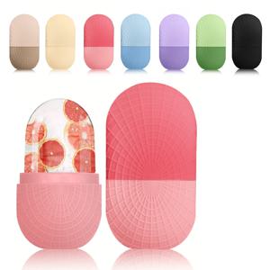 얼굴 및 눈 아이스 롤러, 얼굴 미용 아이스 롤러, 얼굴 아이스 마사지 미용 실리콘, 재사용 가능한 누출 방지 스킨 케어 도구