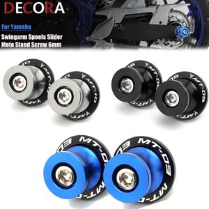 Yamaha MT03 MT09 MT10 MT 03 09 10 mt03 mt09 mt10 스윙 암 스풀 슬라이더 스탠드 나사 6MM 스윙 암 오토바이 액세서리